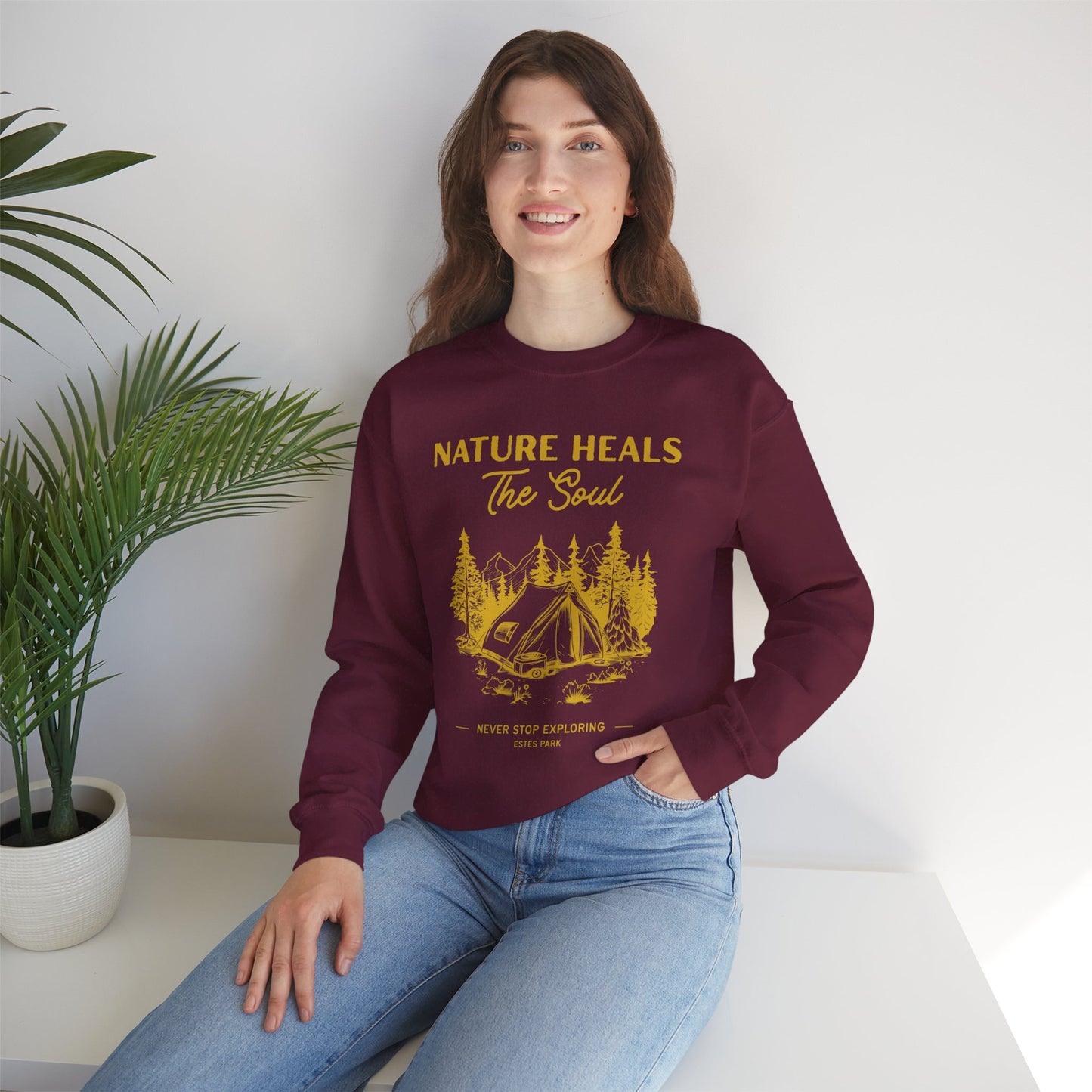 Nature Heals Crewneck Sweatshirt